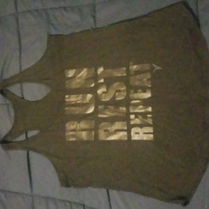 Run Rest Repeat tank